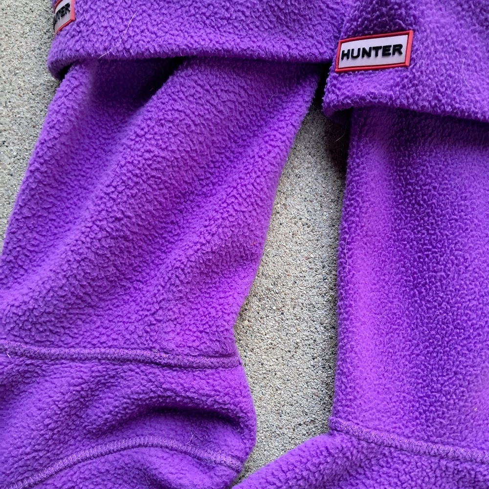 Purple Fleece Hunter Boot Socks Women's XL  Extra Large - Picture 4 of 11